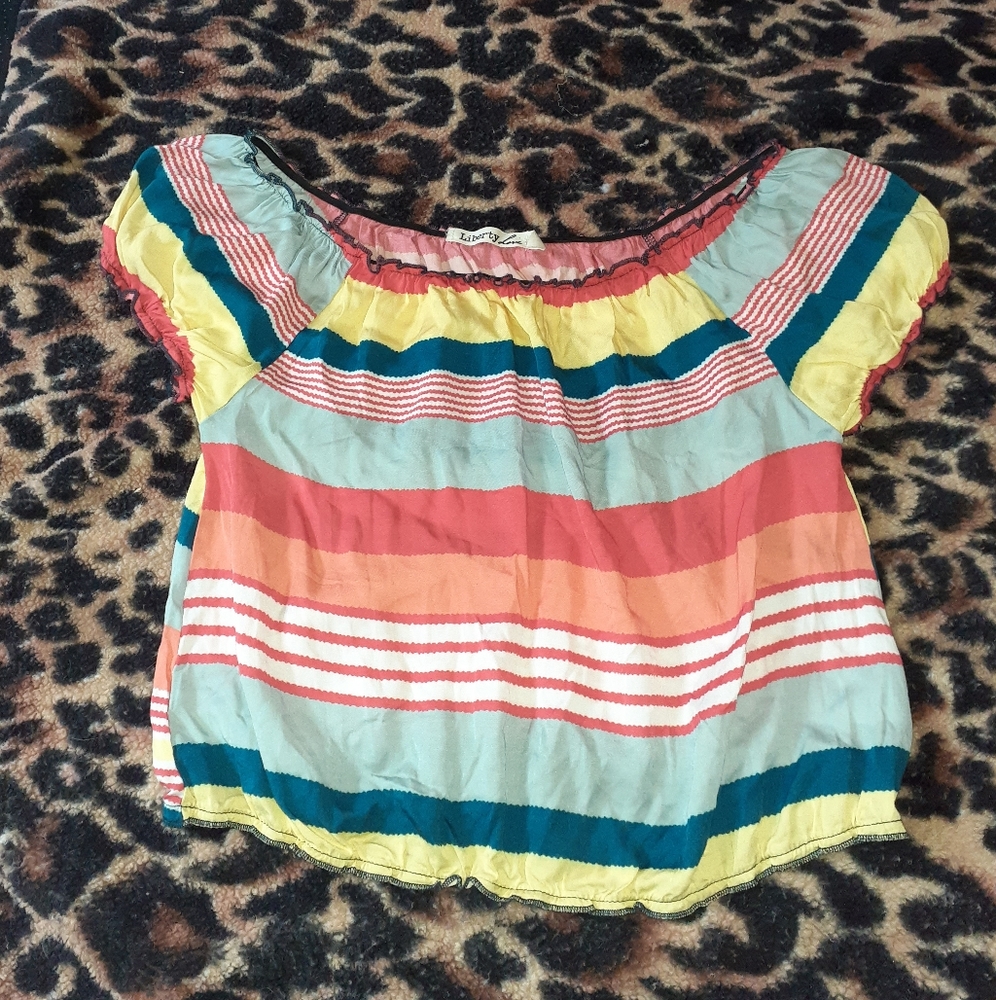 Striped crop top